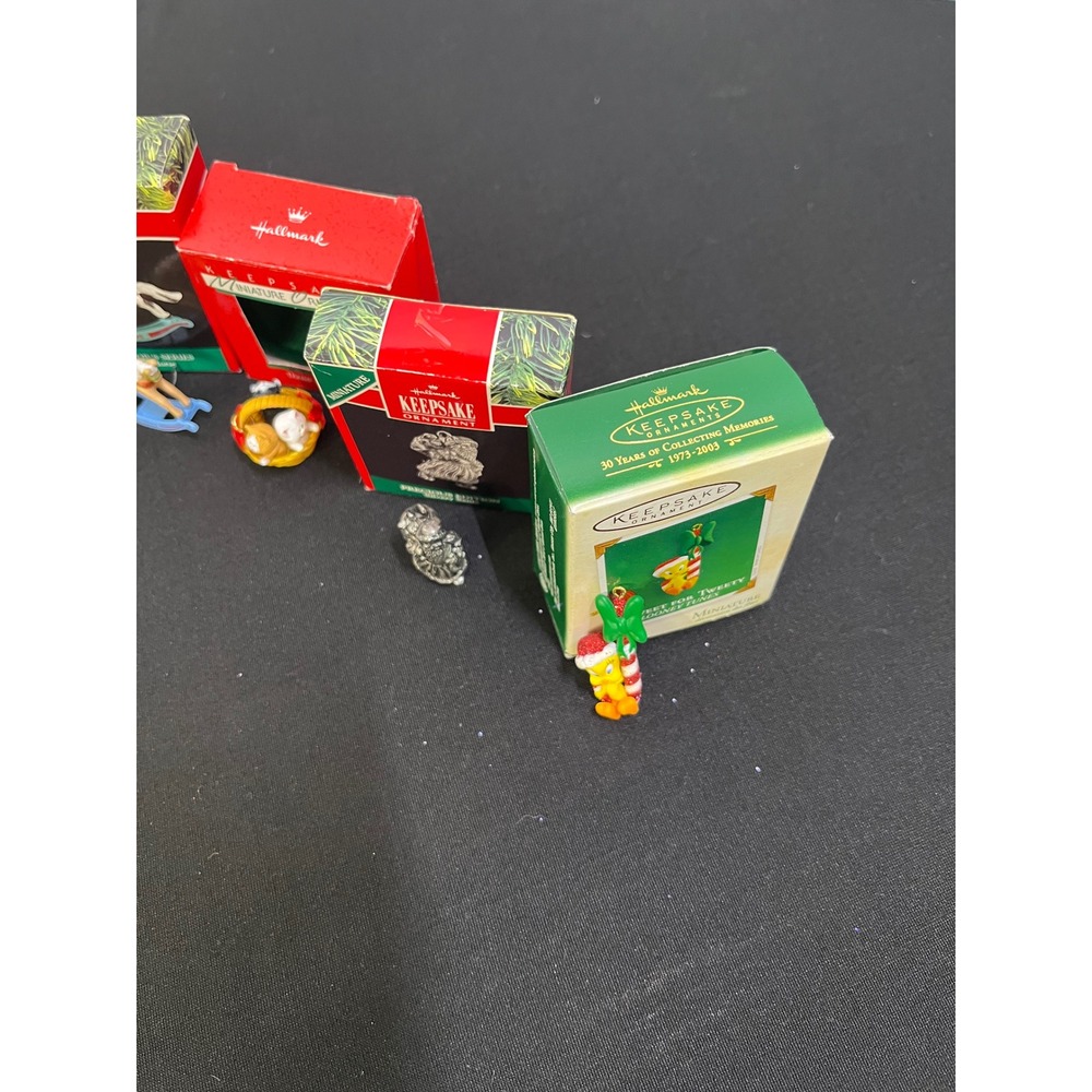 Lot of 8 Hallmark Keepsake Ornaments Disney Crayola Monopoly Miniature Vintage - Picture 14 of 16